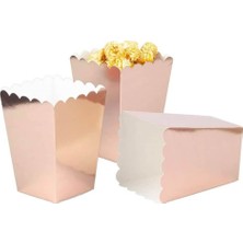 Parti Adresi Mısır Kutusu Metalik Rose 8'li