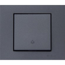 4 Adet Ovivo Grano Füme Zil Anahtarı Light Çerçeve Dahildir