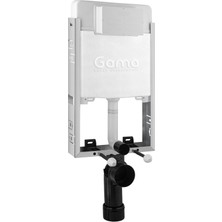 Gömme Rezervuar+Favori Buton (Mat Krom)