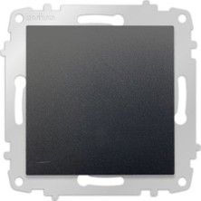 Tenda Grano Siyah Anahtar Çerçevesizdir - 1 Adet