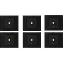 Ovivo Grano Siyah Tv Prizi F Tip 6'lı Paket