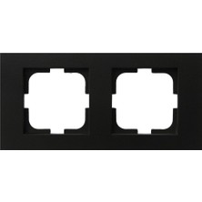 8 Adet Ovivo Grano Siyah Ikili Çerçeve 8'li