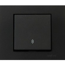 12 Adet Ovivo Grano Siyah Vavien Anahtar Çerçeve Dahil 12'li