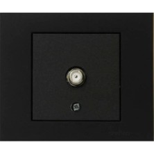 Ovivo Grano Siyah Uydu Tv Priz