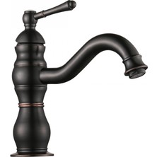 Fkn Royal Kısa Siyah Lavabo Bataryası