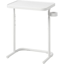 IKEA Björkåsen Laptop Sehpası 46 x 35 Beyaz Yüksekliği Ayarlanabilir ve Katlanabilir