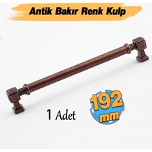 Talas Antik Bakır Metal 192 mm 19.2 cm Eskitme Mobilya Mutfak Çekmece Dolap Kulpu Kulbu Kulpları