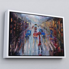 Pamuk's Design Çerçeveli Yağlı Boya Görünümlü Modern Kanvas Duvar Tablosu, TABLO-1197