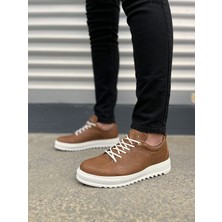 JET-152 Cool Bağcıklı Cilt Erkek Günlük Spor Klasik Ayakkabı Cbt - Taba