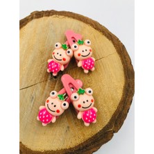 4 Lü Figürlü Renkli Lüks Çıt Çıt Toka