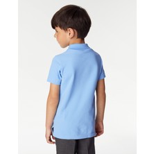 Marks & Spencer Saf Pamuklu 2'li Polo Yaka T-Shirt (2-16 Yaş)