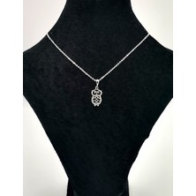 Gümüş Renk Zincirli Figürlü Karamaz Lüks Kolye