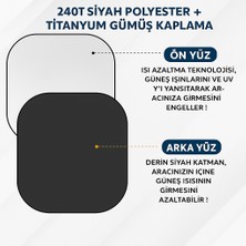 Araba Ön Cam Güneşliği Oto, Araba Güneşlik, Geri Çekliebilir Araba Güneşliği 68-78 cm 2 parça