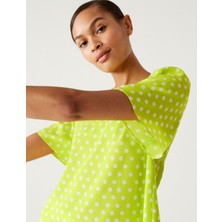 Marks & Spencer Regular Fit Kısa Kollu Bluz