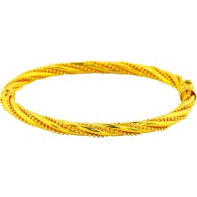 22 Ayar Altın Tasarım Bilezik  -  0194589