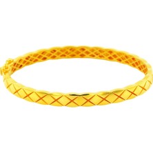 22 Ayar Altın Tasarım Bilezik  -  0194590