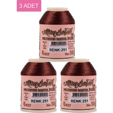 3 Adet Altınbaşak Oya ve Dantel Ipi 20 gr - Royaleks - No: 251