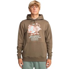 Billabong Take Care Po Erkek Kahverengi Sweatshirt