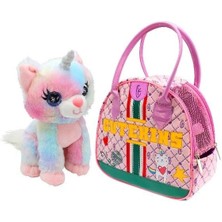 Nessiworld 50455 Sun-Fnv-Cutekıns Peluş Catıcorn Posh Taşıma Çantalı