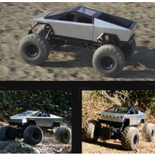1:8 Dev Büyük Boy 4x4 Cybertruck Rc Kumandalı Uzaktan Kumandalı Araba 2.4 Ghz