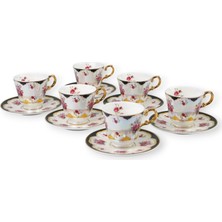 Roy Kıng Furia 6'lı Kahve Fincan Takımı