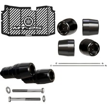 Honda Cb 750 Hornet Uyumlu 3'lü Koruma Paketi (Siyah)