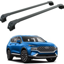 Hyundai Santa Fe 2018-2023 Portbagaj Taşıyıcı Ara Atkisi - Ara Çubuk Paw Pro 2 Siyah