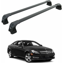 Mercedes C Coupe C204 2007-2014 Portbagaj Taşıyıcı Ara Atkı Aparatı Paw Pro 3 Siyah