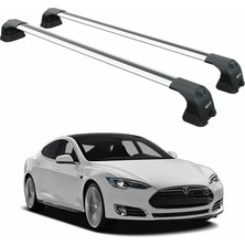 Tesla Model S (2012-2016) Portbagaj Taşıyıcı Ara Atkı Aparatı Paw Pro 3 Gri