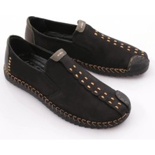 James Franco JF-4622 Erkek Hakiki Nubuk Deri El Saraç Dikişli Casual Bağsız Ayakkabı