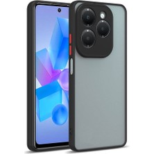 Infinix Hot 40I Kılıf Xemu Hux Kapak-Siyah