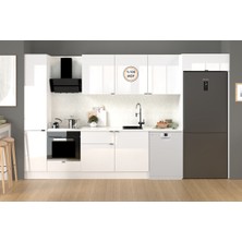 360 cm %100 Mdf Tezgahlı Efil Ankastre Mutfak Dolabı