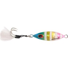 Ryuji Slow King 5,5cm 20GR Jig Yem Renk : Rainbow Zebra Glow