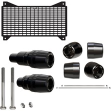 Kawasakı Ninja 650 Uyumlu 3'lü Koruma Paketi (Siyah)