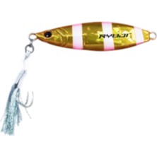 Ryuji Slowin Jig 8,5cm 100GR Jig Yem Renk : Red Gold Glow