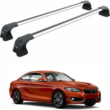 Bmw 2 Coupe F22 2013-2021 Portbagaj Taşıyıcı Ara Atkı Aparatı Paw Pro 3 Gri
