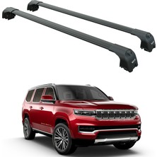 Jeep Wagoneer 2021-2025 Portbagaj Taşıyıcı Ara Atkisi - Ara Çubuk Paw Pro 2 Siyah