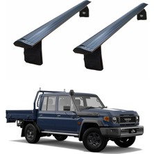 Toyota Land Cruiser 70 Yagmur Oluklu Üst Tavan Taşıyıcı Ara Atkısı Paw Siyah