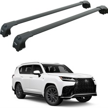 Lexus Lx 600 2021-2025 Portbagaj Taşıyıcı Ara Atkisi - Ara Çubuk Paw Pro 2 Siyah
