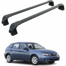 Subaru Impreza Hatchback 2007-2014 Roof Rack Cross Bar Fix Point Siyah