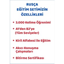 Limasollu Naci Öğretim Yayınları Rusça Eğitim Seti - Rusça Kitap - Torfl, Yds Sınav Hazırlık - Kolay Rusça Kelime Öğrenme Kitapları