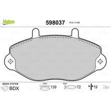 On Fren Balatası Transıt T15 93 00 Fte Kırmızı Kutu