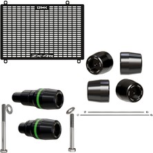 Kawasakı ZX4RR Uyumlu 3'lü Koruma Paketi (Yeşil)