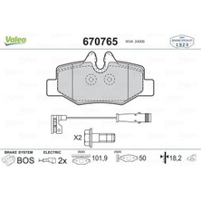 Fren Balatası Arka Mercedes Vıto W639 03