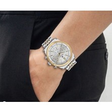 Beverly Hills Polo Club BP3142X.330 Erkek Kol Saati – Silver Gold Çelik Kasa ve Kordon, Multifonksiyon Quartz Mekanizma