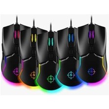 North Air Black RGB Kablolu Profesyonel Oyuncu Mouse