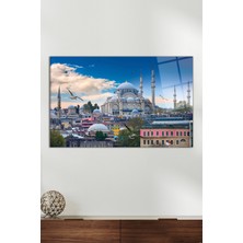 Istanbul Ortaköy Cami Cam Tablo, Modern Ev ve Ofis Dekor, Hediyelik Duvar Dekorasyonu, Kırılmaz Cam