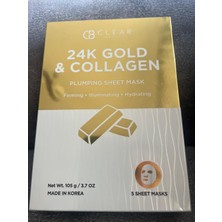 Cb 24 K Altın ve Kolajen Içeren Hidrojel Maske 24K Prime Gold Collagen Hydrogel Mask 5li