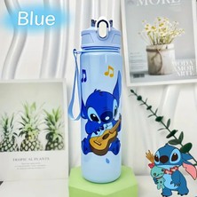 Bpa Free Stitch Desenli Suluk, Çocuk Suluk, Su Matarasi, Sızdırmaz Kapak ve Dahili Pipetli, 750ML