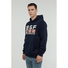 Superfly MEN KAPŞ. SWEAT Lacivert Erkek Sweatshirt
